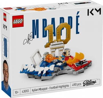 slomart LEGO kocke Editions 43013 Kylian Mbappé - nogometni trenuci