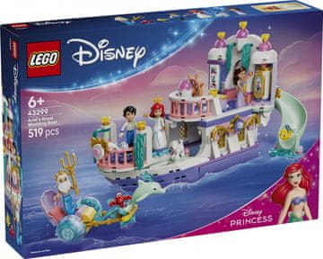 Disney LEGO Disney 43299 Arielina kraljevska vjenčana lađa