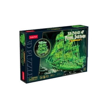 Puzzle Cubic Fun 3D puzzle - leteći Nizozemac, svijetli u mraku