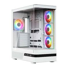 Modecom MODECOM Volcano AQ100 ARGB PC kućište Midi, bijela