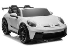 AUTONA Lean Cars DK-P911 Porsche GT3 24V električni auto na akumulator, bijeli
