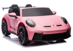AUTONA Lean Cars Porsche GT3 DK-P911 24V dječji auto na akumulator, roza