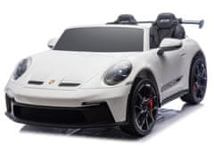 AUTONA Lean Cars DK-P911 Porsche GT3 24V električni auto na akumulator, bijeli