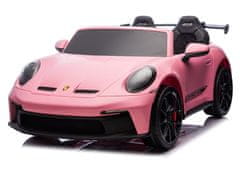 AUTONA Lean Cars Porsche GT3 DK-P911 24V dječji auto na akumulator, roza