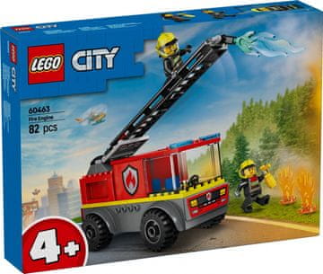 CITY LEGO City 60463 Vatrogasni kamion s ljestvama, građevinski blokovi