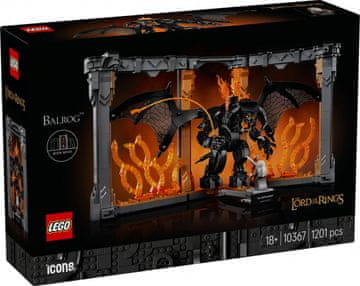 Icons LEGO Icons 10367 Gospodar prstenova: Book nook s Balrogom