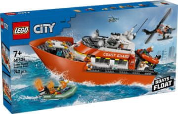 CITY LEGO City 60504 Rešilački brod i helikopter obalne straže