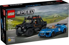 SPEED LEGO Speed Champions 77264 Jaguar Project 7 i Land Rover Defender