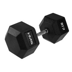 Northix Šesterokutna bučica 47,5 kg - Izdržljiva oprema za trening s utezima