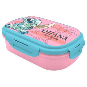 Northix Kutija za ručak Stitch s priborom za jelo za djecu