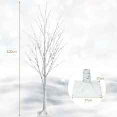 Northix 120 cm LED breza s 48 toplo bijelih lampica