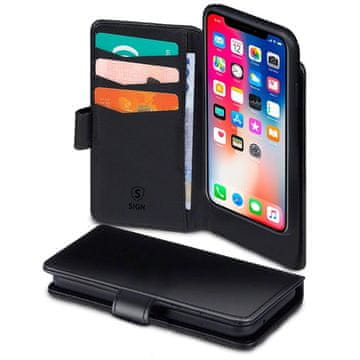 Northix Novčanik 2 u 1 za iPhone X/XS - crni