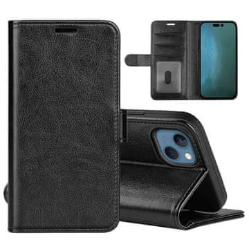 Northix Novčanik za iPhone 15 Plus - crni