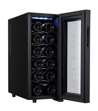 Adler ADL vinska vitrina AD 8083, crna