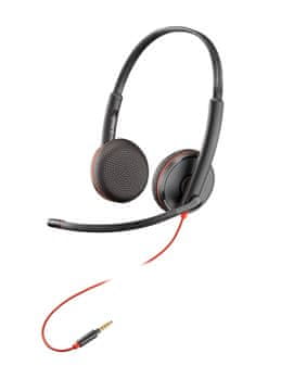 HP HP Poly Blackwire C3225 slušalice, binauralne, za ured/pozivni centar, crne