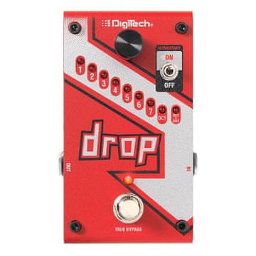 Digitech DigiTech Drop pedala za gitaru, crvena