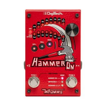 Digitech DigiTech Whammy HammerOn - gitarski efekt, crvena, crna