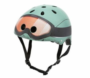 slomart Dječja kaciga Hornit Military, zelena, 48-53 cm