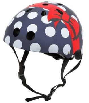 slomart Dječja kaciga HRN Polka Dot, 53-58 cm, plava, jednobojna
