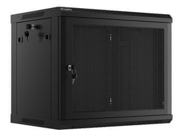 Rack Lanberg WF01-6409-23B zidni ormar 19" 9U 600x450 crni perforirana vrata