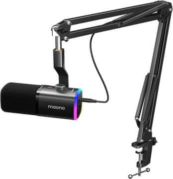 Maono MAONO XLR-USB streaming mikrofon s rukom, dinamički, Mute, Gain