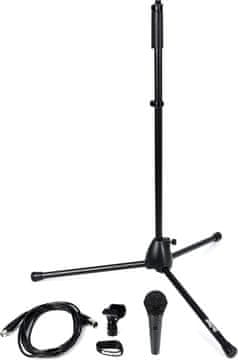 Shure Shure PGA58 set za nastupe s mikrofonom, kabelom i stalkom