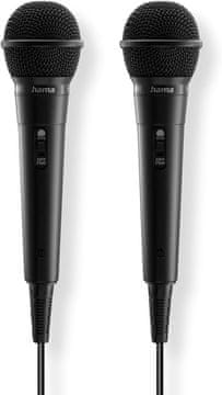 Hama Hama komplet 2 dinamička mikrofona s kabelom