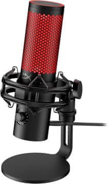 HyperX HyperX QuadCast 2 USB mikrofon za gaming, streaming, podcasting, LED