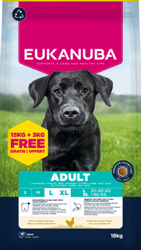 Eukanuba Suha hrana za odrasle pse velikih pasmina, 15+3 kg GRATIS