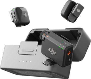 DJI DJI Mic Mini (2 odašiljača + 1 prijemnik + kutija za punjenje) - ultralaki audio