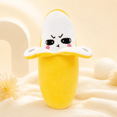 JOJOY® Glazbena plišana igračka voće, interaktivna igračka sa senzorima dodira, svjetlosni efekti, 15+ zvukova, 22 × 12 × 18 cm | FRUITMELLO Banana
