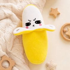 JOJOY® Glazbena plišana igračka voće, interaktivna igračka sa senzorima dodira, svjetlosni efekti, 15+ zvukova, 22 × 12 × 18 cm | FRUITMELLO Banana
