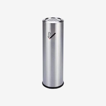 ElriBird vanjska pepeljara za cigareta, inox, okrugla, za poslovne prostore