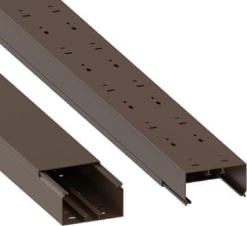 slomart Cablecoach Habengut Kabelski kanal (60x110 mm) - PVC, smeđa, 1m
