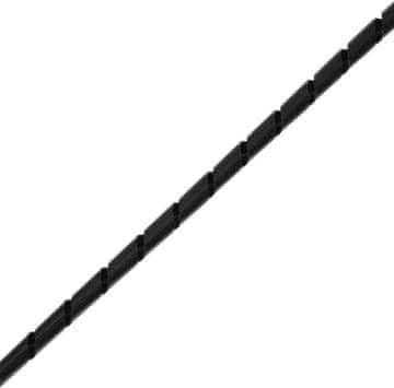 slomart Helos 129259 Spiralni omotač za kablove - 10m, crni
