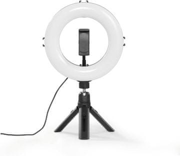Hama Hama LED Ringlight sa stalkom za mobitel, 8" (21 cm)