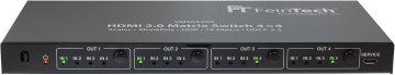 slomart FeinTech VMS04400 HDMI 2.0 Matrix prekidač 4x4 sa skaliranjem, 4K 60Hz