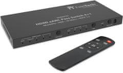 slomart FeinTech VAX04101A HDMI eARC Pass-Through prekidač 4x1 s audio ekstrakcijom
