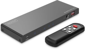 Digitus DIGITUS HDMI prekidač 4x1 - 4 ulaza 1 izlaz - UHD 8K 60 Hz - HDCP 2.3 & HDMI 2.1