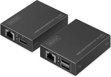 Digitus DIGITUS HDMI KVM Extender - UHD 4k 30Hz - 60 m preko LAN kabela od CAT 6