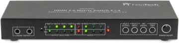 slomart FeinTech VMS02400 HDMI 2.0 Matrix prekidač 2x4 sa 4K 60Hz, 2x Toslink izlazima