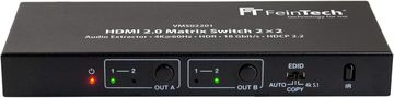 slomart FeinTech VMS02201 HDMI 2.0 Matrix prekidač 2x2 s 4K 60Hz, HDR i SPDIF audio izlazom