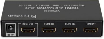 slomart FeinTech VSW03102 HDMI prekidač 3:1 - 4K 60Hz, automatski