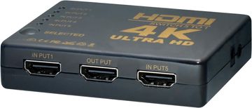 MaxTrack MaxTrack 5-kanalni HDMI prekidač CS1-5L - 4K@30Hz, IR daljinski