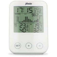 Alecto Meteorološka stanica s bežičnim senzorom Crna / Siva