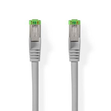 Nedis Mrežni kabel Cat 8.1 | S/FTP | RJ45 muški | RJ45 muški | 20,0 m | Okrugli | LSZH | Sivi | Oznaka