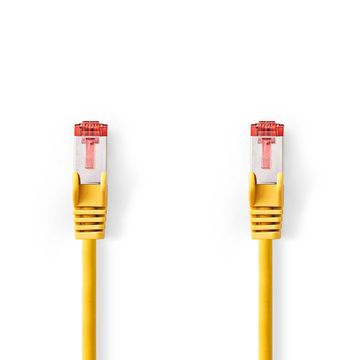 Nedis Mrežni kabel CAT6 RJ45 muški RJ45 muški S FTP 15 0 m Okrugli LSZH Sivi Oznak