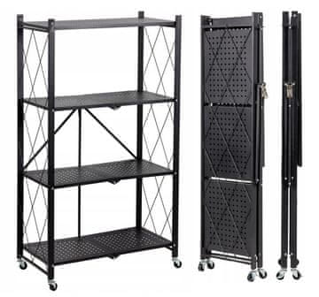 Topeshop Polica za odlaganje FS004 CRNA