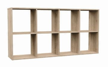 Topeshop Malax 2X4 SONOMA polica
