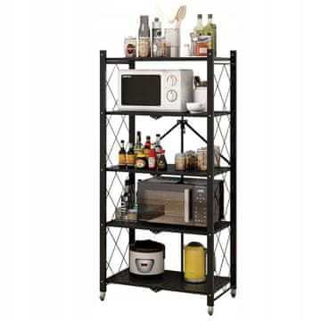 Topeshop FS005 CRNA Polica za odlaganje